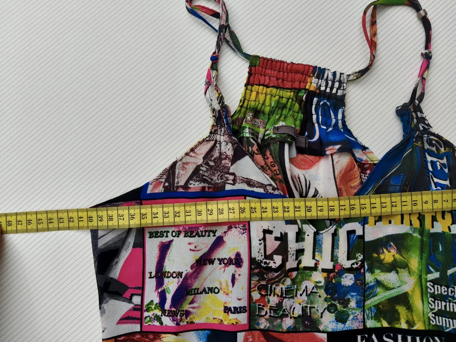 Vestido Curto / Top 2 em 1 - Estampado Pop Art / Revista ♥ – photo 12